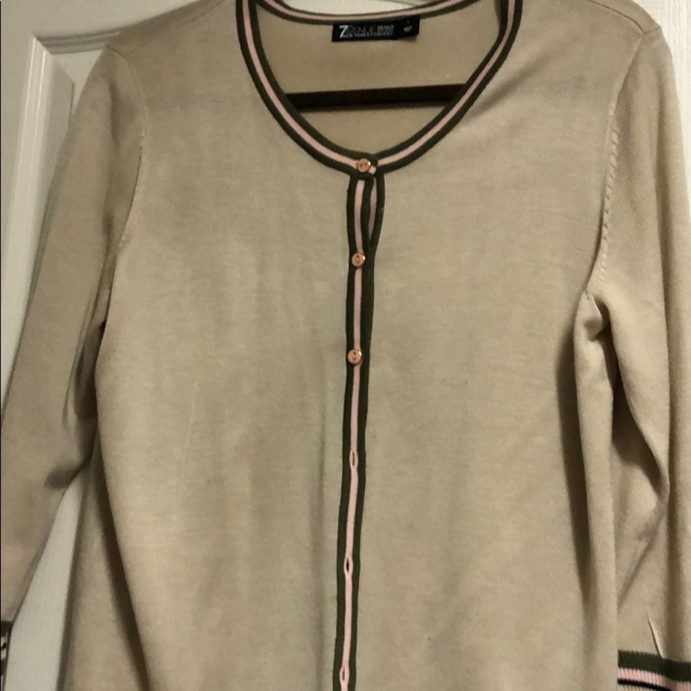 Button down lightweight sweater